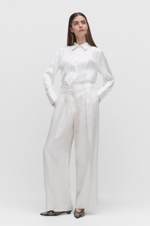 Ivory trousers LIGHT BEIGE